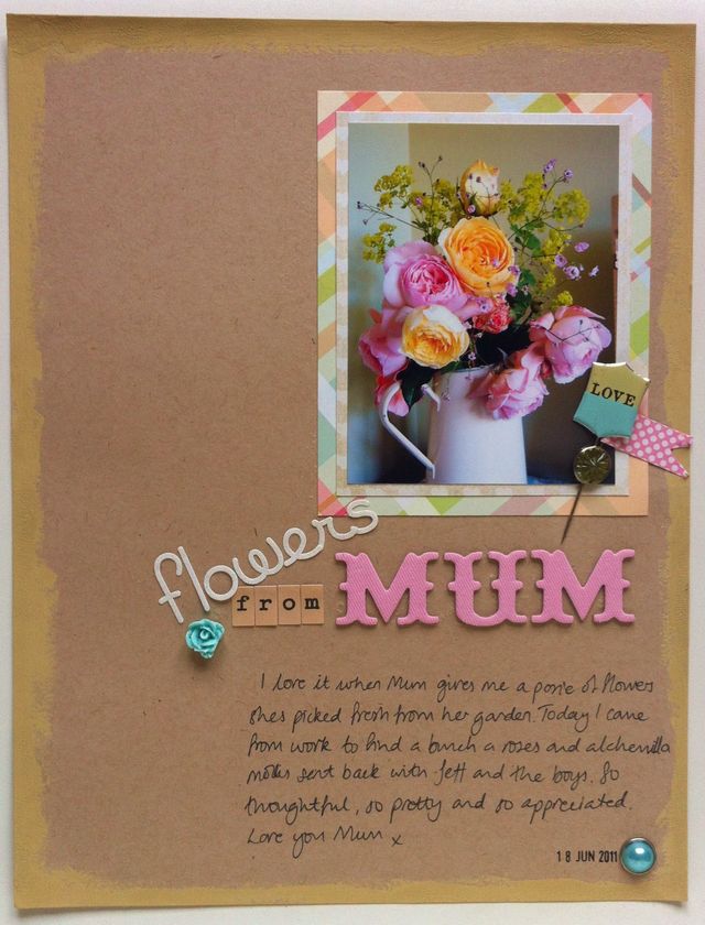 Flowers from Mum